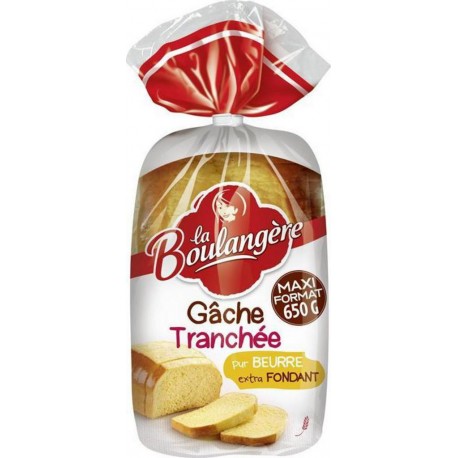 La Boulangère Gâche Tranchée Pur Beurre 650g