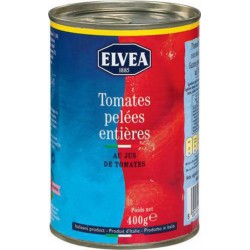 Elvea Tomates Pelées Entières 400g