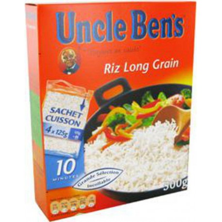 Uncle Ben’s Riz Long Grain 4x125g 500g