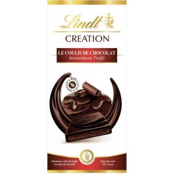 Lindt Création Le Coulis de Chocolat Noir 70% Cacao Intensément Truffé 150g