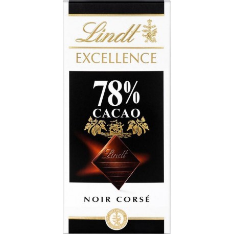 Lindt Excellence Noir Corsé 78% Cacao 100g