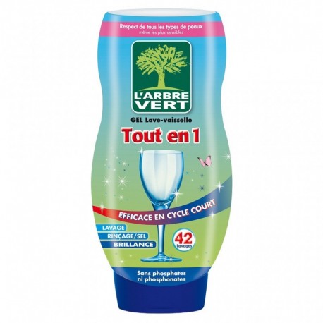 L’Arbre Vert Gel Lave-Vaisselle Tout-en-1 720ml (lot de 2)