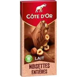 Côte d'Or Côte d’Or Lait Noisettes Entières 180g