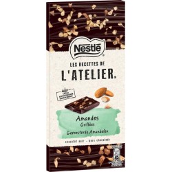 Nestlé Les Recettes de l’Atelier Amandes Grillées Chocolat Noir 115g