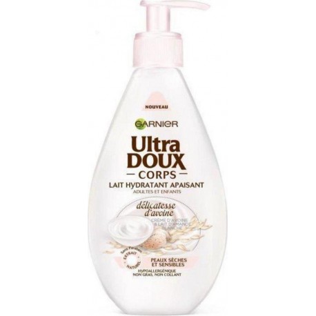 Garnier Ultra Doux Corps Lait Hydratant Apaisant Crème d’Avoine & Lait d’Amande Blanche 250ml