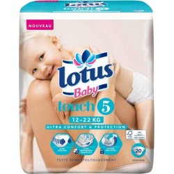 Lotus Couches Baby Touch 5 bébé 12-22Kg x20