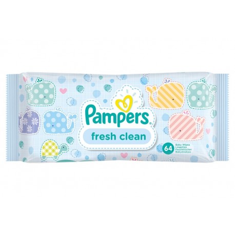 Lingettes Bébé Fresh Clean PAMPERS