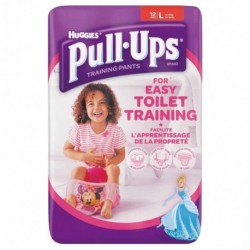 Huggies Culottes Pull-Ups Training Pants Taille L Fille x12 (lot de 2 soit 24 culottes)