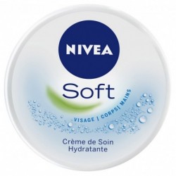Nivea Crème de Soin Hydratante Soft Visage Corps Mains 200ml (lot de 4)