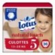 Lotus Baby Natural Touch Culottes Taille 5 (13-20Kg) x36 (lot de 2 soit 72 couches)