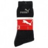 Puma Mi Chaussettes Noires Sport Logo Gris Taille 43 à 46 (lot de 6 paires)
