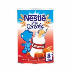 Nestlé P’tit Céréale Caramel (+ 8 mois) Format 400g (lot de 6)