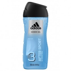 Adidas Shower Gel Protein After Sport Hydrating 3 en 1 Body Hair Face 250ml (lot de 6)
