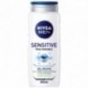 Nivea Men Gel Douche Sensitive Peau Sensible Corps Visage & Cheveux à l’Extrait de Bambou 500ml (lot de 6)