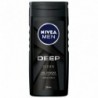 Nivea Men Gel Douche Deep Clean Corps Visage & Cheveux Poudre d’Argile 250ml (lot de 6)