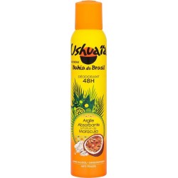 Ushuaïa Bahia do Brasil Déodorant 48h à l’Argile Absorbante & Parfum de Maracuja 200ml (lot de 4)