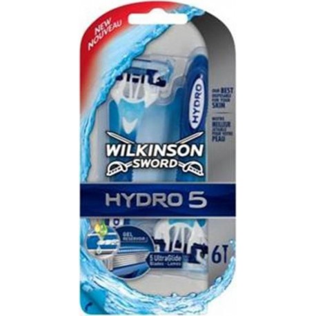 Wilkinson Sword Hydro 5 par 6 Rasoirs Jetables pour Homme