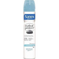 Sanex Déodorant Natur Protect’ Anti-Traces Blanches Actif Naturel Pierre d’Alum 200ml (lot de 3)
