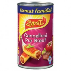 Zapetti Cannelloni Pur Boeuf 1,2Kg (lot de 6)
