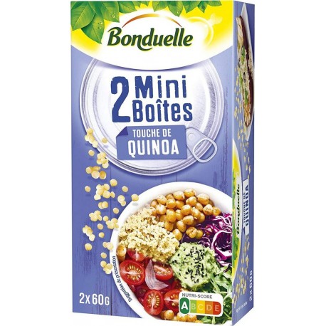 BONDUELLE Touche de Quinoa 2 mini boîtes 2x60g