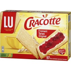 LU Cracotte Froment Original 97% de Céréales 250g (lot de 6)