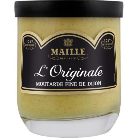 Maille Moutarde l’Originale Fine de Dijon (en forme de verre) 165g (lot de 6)