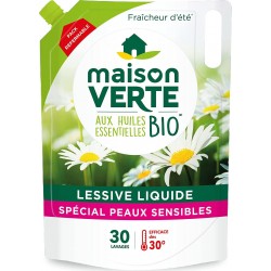 Maison Verte Lessive liquide recharge fraîcheur d'été 1.92l