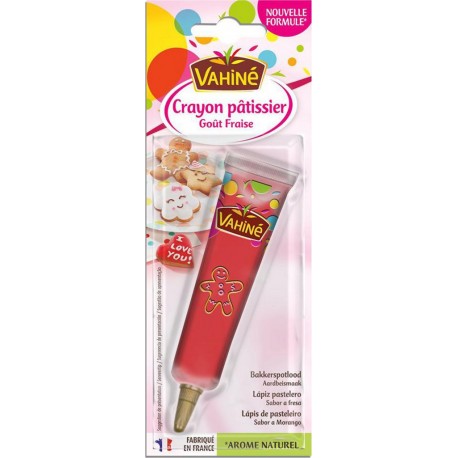 Vahiné Crayon Pâtissier Goût Fraise Arôme Naturel 25g (lot de 3)