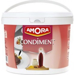 Amora Sauce Moutarde Douce Condiment Maxi Format 5Kg (lot de 2)