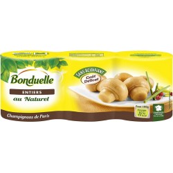 BONDUELLE BOND. CHAMP ENT.GOURMA3X115G