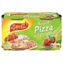 Zapetti Sauce Pizza Origan en duo (lot de 12 boîtes)