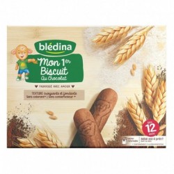 Blédina Mon 1er Biscuit au Chocolat (dès 12 mois) la boîte de 180g (lot de 6)
