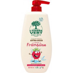 ARBRE VERT A.VERT Gel douche enfants corps et cheveux framboise 720ml