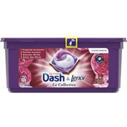 Dash Lessive en capsules la collection coup de foudre 23 lavages