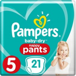 PAMPERS BABY DRY PANT PQ T5X21