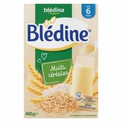 Blédina Blédine Multi Céréales (dès 6 mois) la boîte de 400g (lot de 6)