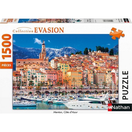 Puzzle Puzzle N 1500 p - Menton, Côte d'Azur