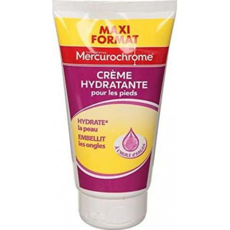 Mercurochrome CREME HYDRATANTE POUR LES PIEDS 150g tube 150ml