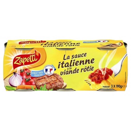 Zapetti Sauce Italienne A La Viande Rôtie (lot de 18)
