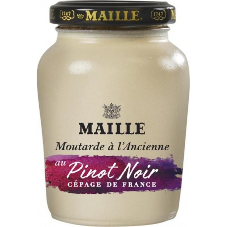 Maille Moutarde à l’Ancienne au Pinot Noir Cépage de France 210g (lot de 6)
