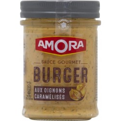 Amora Sauce Gourmet Burger aux Oignons Caramélisés 188g (lot de 5)