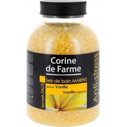 Corine de Farme Sels de Bain Marins Parfum Vanille 1,3Kg (lot de 4)