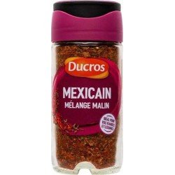 Ducros Mélange Malin Mexicain Idéal pour vos Viandes et Légumes 40g (lot de 3)