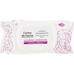 CORINE DE FARME Lingettes Démaquillantes au Lait Micellaire x25 paquet 25