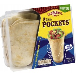 Old el paso tortilla pocket 223g