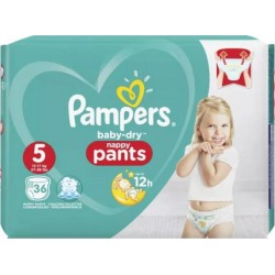 PAMPERS BABY DRY PANT GT T5X36