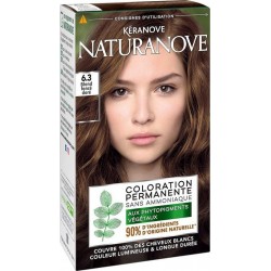 NATURANOVE Coloration sans ammoniaque 6.3 blond foncé doré boîte 194g