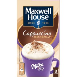 Maxwell House Cappuccino Milka 8 Sticks 176g