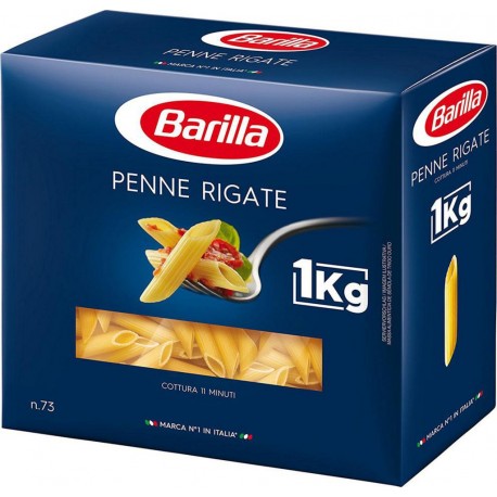 Barilla Penne Rigate 1Kg (lot de 3)