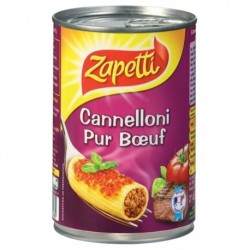 Zapetti Cannelloni Pur Boeuf 400g (lot de 6)